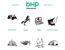 Tablet Screenshot of bhpinsurance.ie